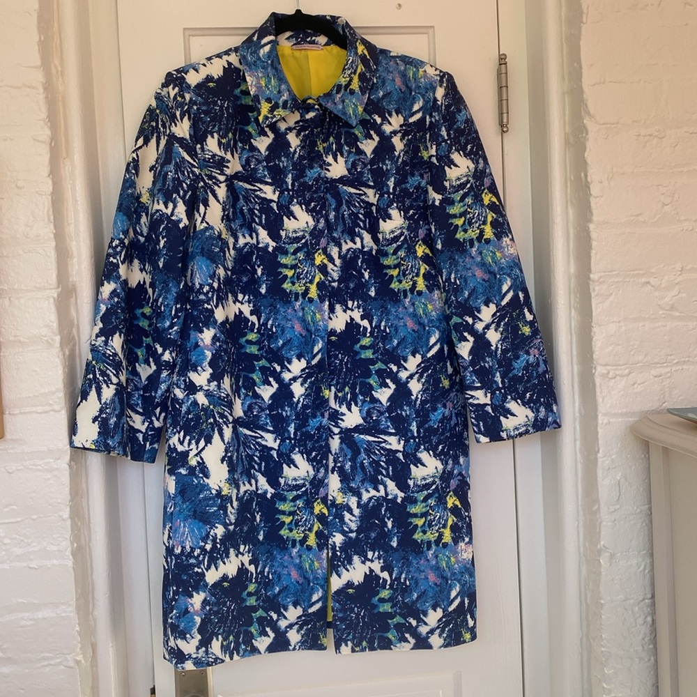 Frances Valentine Balmacaan Jacket in Thistle - Size L